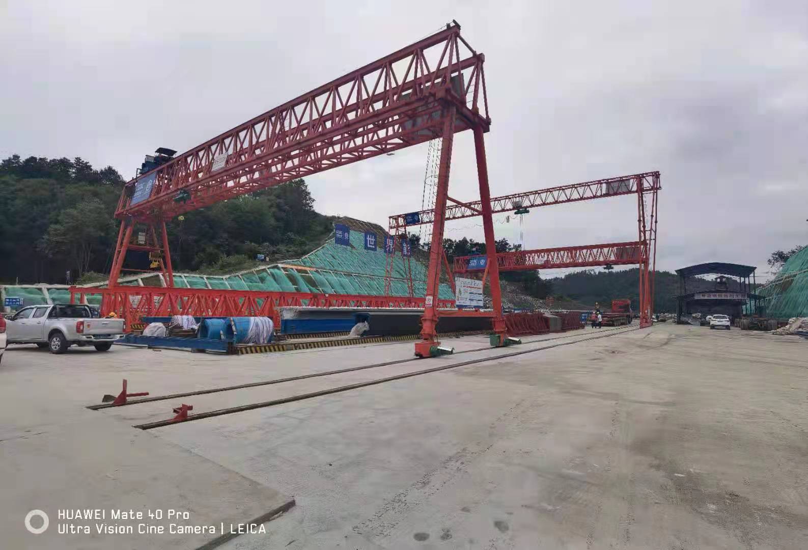中國(guó)能建陜西項(xiàng)目MG95/10t-33m-10m、MH10t-38m-15m龍門吊